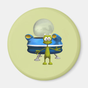 Freundliche Alien Magnet