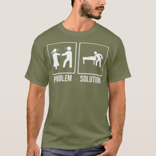 Freundliche Beziehung und Pool Billard T-Shirt