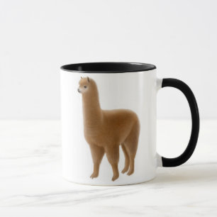 Freundliche Brown-Alpaka-Tasse Tasse