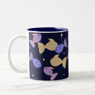 Freundliche Fish Zweifarbige Tasse