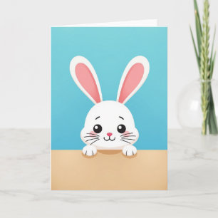 Freundliche Hasen-Kunstkarte Karte
