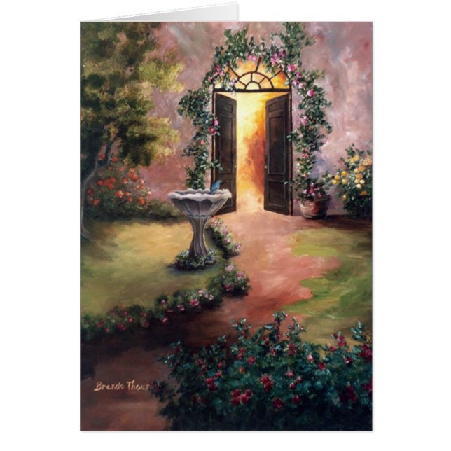 Freundliche helle Karte (Vorne)