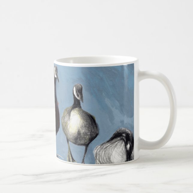 Freundliche Kanada-Gänse 2012 Kaffeetasse (Rechts)
