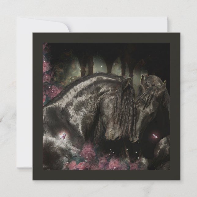 FREUNDLICHE LIEBE - Grußkarte Karte (Vorderseite)