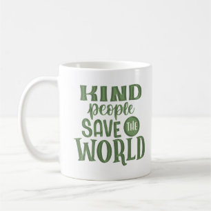 freundliche Menschen die Welt gerettet haben Kaffeetasse