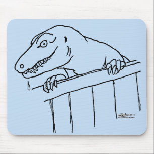 Freundliche Nachbarschaft Dinosaur Mousepad