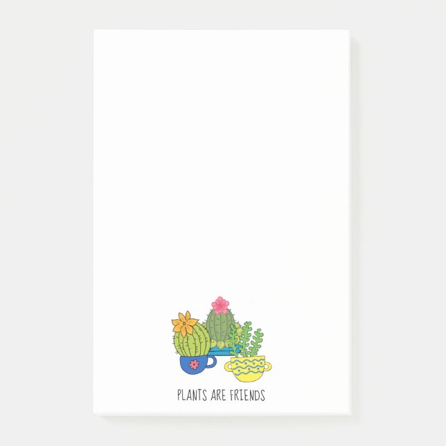 Freundliche Pflanze Ausgezeichnete Post-It-Notes Post-it Klebezettel (Vorderseite)