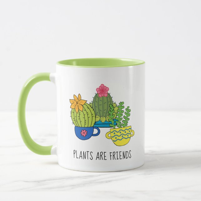 Freundliche Pflanze Hervorragende Tasse (Links)