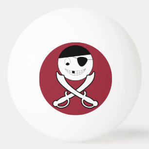 Freundliche Piratenflagge Ping Pong Ball Tischtennisball