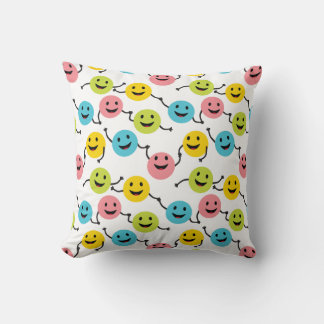Freundliche Smileys Kissen