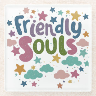 Freundliche Souls Glasuntersetzer