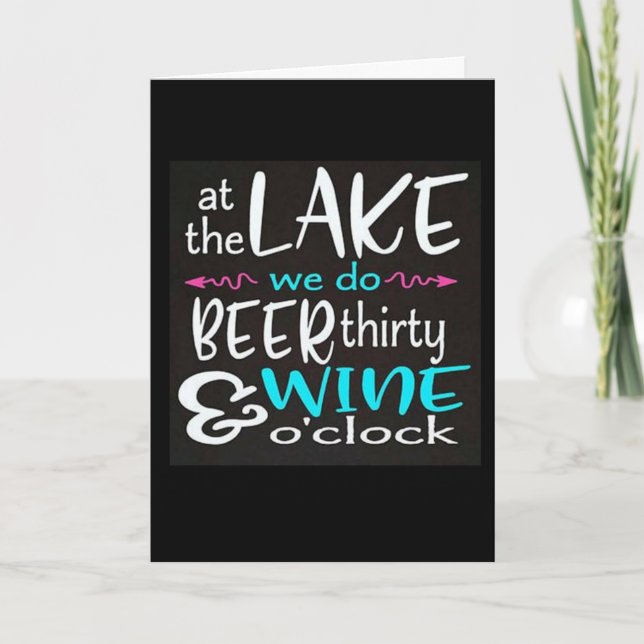 ****** FREUNDLICHE URLAUB AM SEE*** KARTE (Vorderseite)