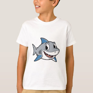 Freundlicher Cartoon Shark T-Shirt