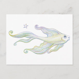 Freundlicher Fisch Postkarte