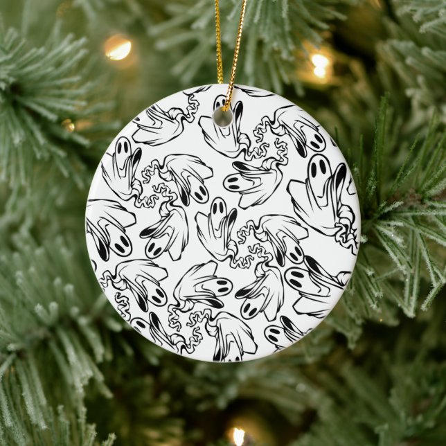 Freundlicher Geist schweben Ihren Weg! Keramik Ornament (Baum)