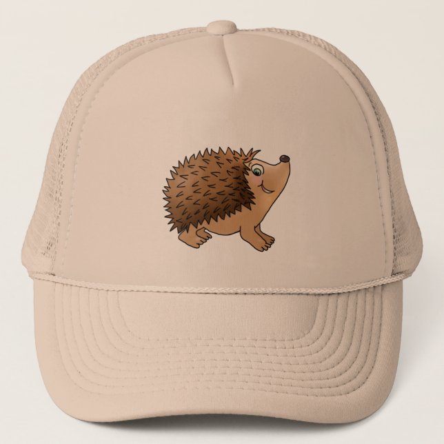 freundlicher Igel Truckerkappe (Vorderseite)