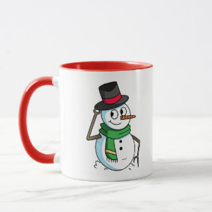 Freundlicher Schneemann Tasse