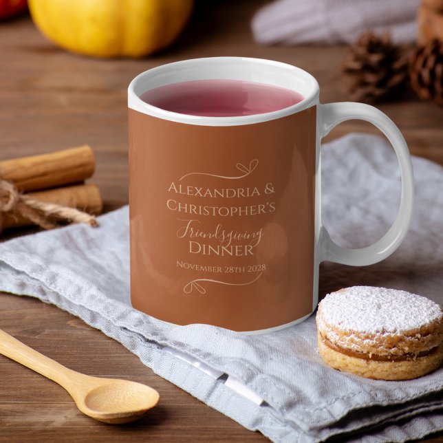 Freundliches Dinner Chic Elegantes Gastgeschenk Kaffeetasse (Von Creator hochgeladen)