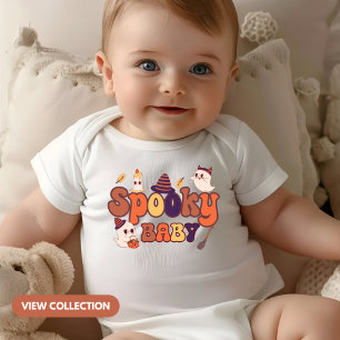 Freundliches Halloween-Mommy und Mich-Matching Baby Strampler