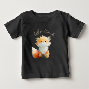 Freundliches kleines Fuchs-T-Shirt Baby T-shirt
