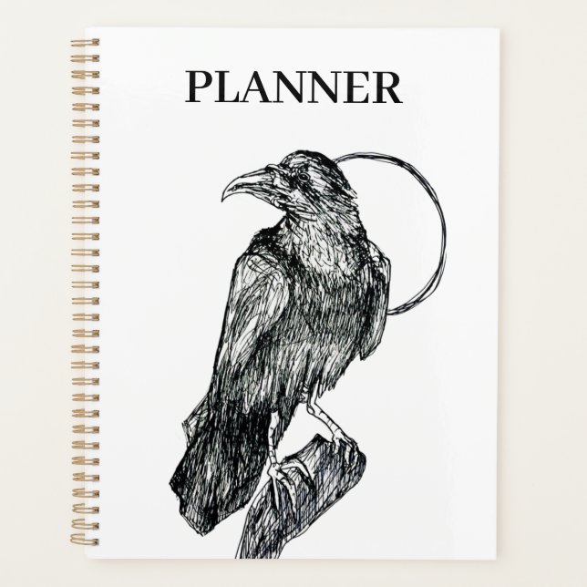 Freundliches Krähenposter Planer (Vorderseite)