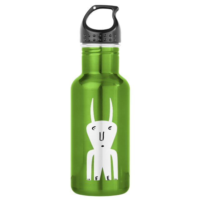 Freundliches Monster Edelstahlflasche (Vorderseite)