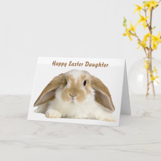 FREUNDLICHES OSTERES **DAUGHTER** HOFFEN, DASS ES  KARTE (Gelbe Blume)