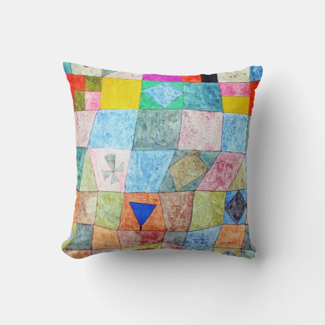 Freundliches Spiel, Paul Klee Kissen (Vorderseite)