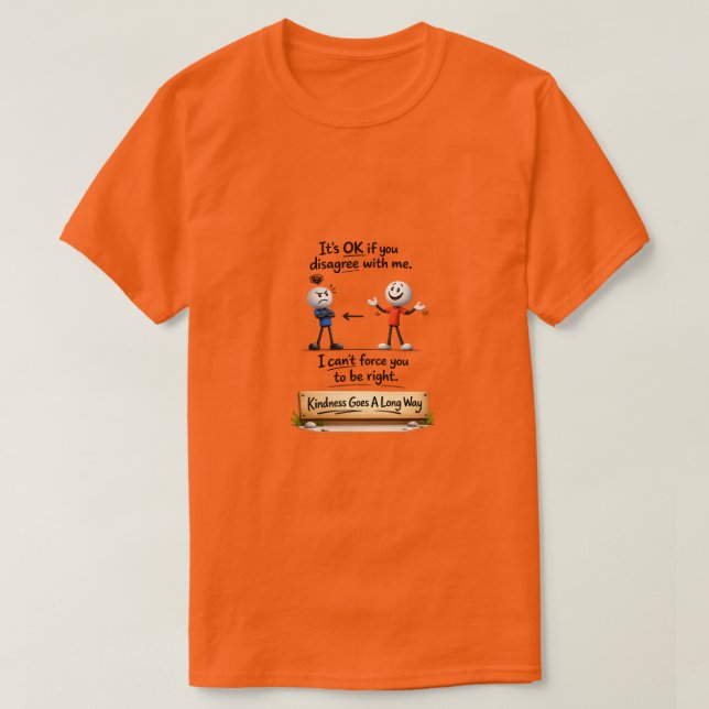 Freundlichkeit (1a) T-Shirt (Design vorne)