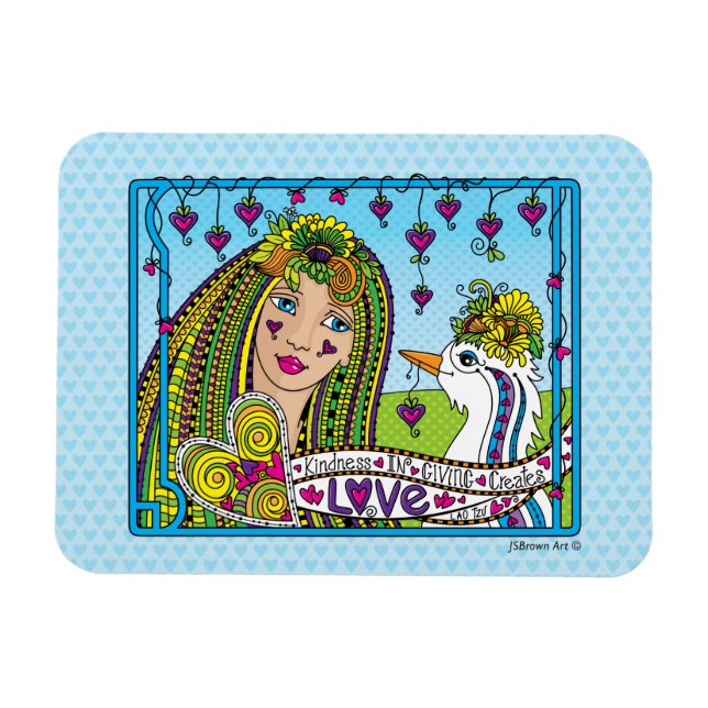 Freundlichkeit bei Giving_Flex Magnet 6"x4 (Horizontal)