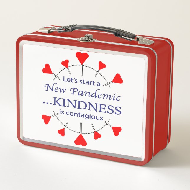 Freundlichkeit fördern metall brotdose (Vorderseite)