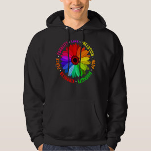 Freundlichkeit Frieden Gleichheit Liebe Inklusion  Hoodie