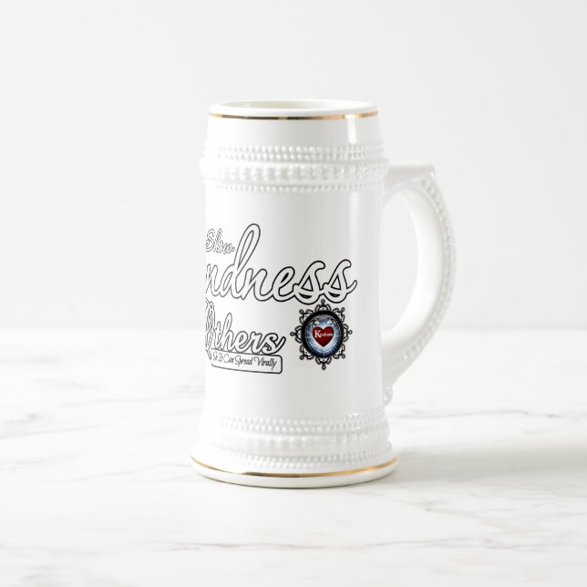 Freundlichkeit für andere zeigen bierglas (VorderseiteRechts)