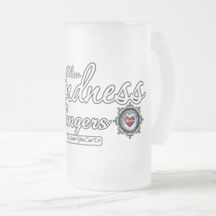 Freundlichkeit gegenüber Fremden zeigen Mattglas Bierglas