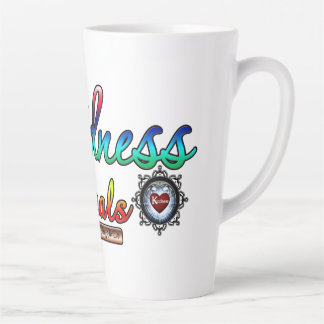 Freundlichkeit gegenüber Tieren Rainbow Typografie Milchtasse