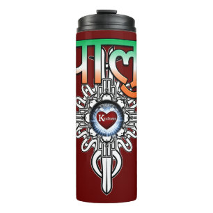Freundlichkeit in Hindus Thermosbecher