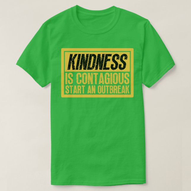 Freundlichkeit ist ansteckend und beginnt einen Au T-Shirt (Design vorne)
