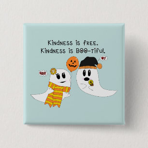 Freundlichkeit ist BOO-tiful Button