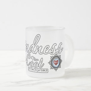 Freundlichkeit ist das neue Coole Mattglastasse