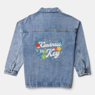 Freundlichkeit ist das wichtigste Anti-Bully Pro D Jeansjacke