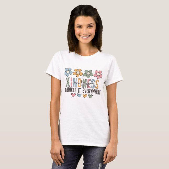 Freundlichkeit ist kostenlos, Daisy Positives Zita T-Shirt (Vorne ganz)