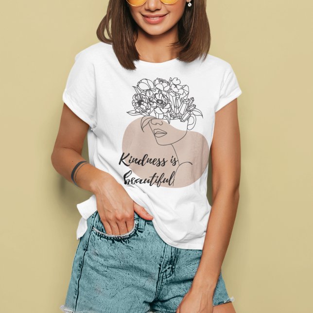 Freundlichkeit ist schön Abstrakt T-Shirt (Von Creator hochgeladen)