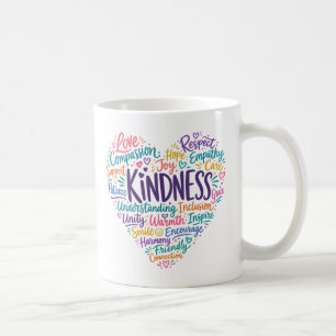 Freundlichkeit Mitgefühl Empathie und Respekt Kaffeetasse