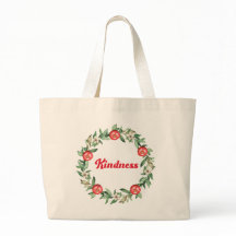 Freundlichkeit Rosa Floral & Granatapfel Große Tot