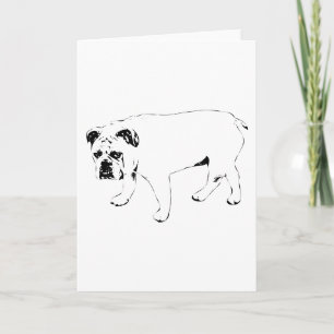 Freundlichkeit senden, Hunde-Kunstkarte Karte