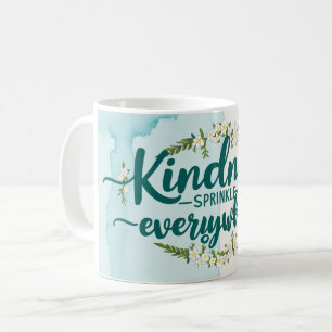 Freundlichkeit sprinkle es überall kaffeetasse