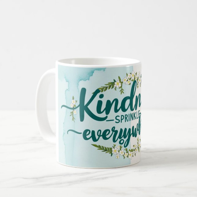Freundlichkeit sprinkle es überall kaffeetasse (Vorderseite Links)