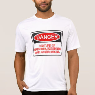 Freundlichkeit, Unhöflichkeit und Ärgerprobleme. T-Shirt