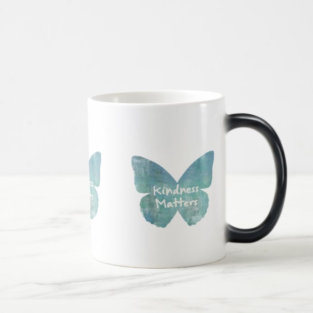 Freundlichkeit zählt Butterfly Verwandlungstasse (Rechts)