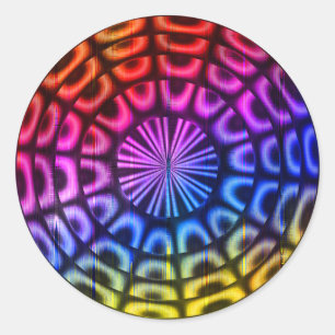 Freundness_ Runder Aufkleber